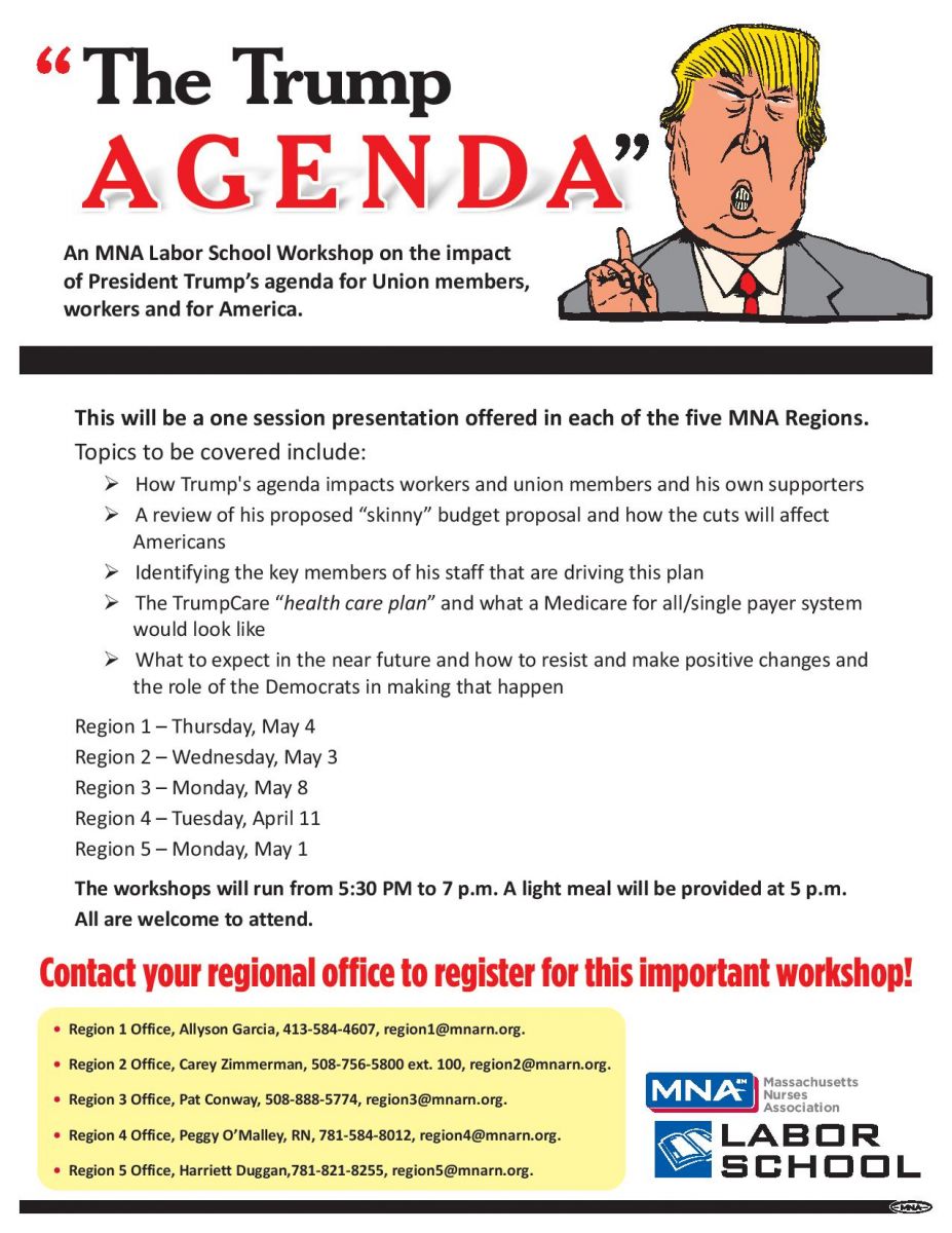 "The Trump Agenda" - MNA Labor School Workshop On The Impact Of ...